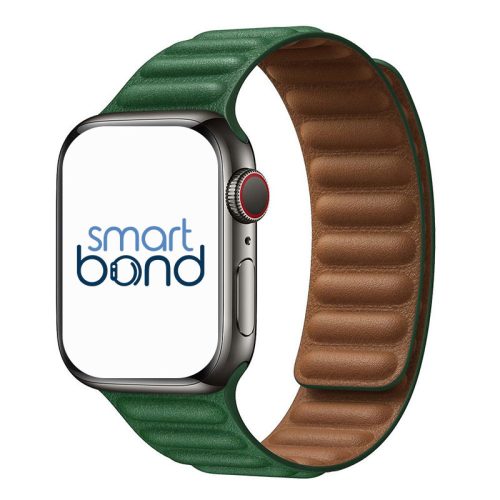 Apple Watch Lóherezöld Bőr pánt